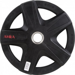 Amila PU Series Δίσκος Ολυμπιακού Τύπου Rubber Cover 20kg Φ50mm