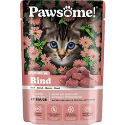 Pawsome Junior with Beef in Sause 85gr