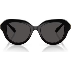 Swarovski SK6037 100187 Γυναικεία Γυαλιά Ηλίου Στρογγυλά Κοκάλινα Μαύρα με Μαύρο Φακό