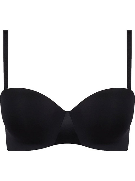 Chantelle Σουτιέν Strapless με Ελαφριά Ενίσχυση χωρίς Μπανέλα Μαύρο C15G50