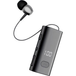 F908 Ακουστικό Bluetooth In Ear Πέτου Black