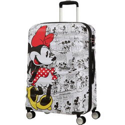 American Tourister Minnie Comic 85670-7484 Βαλίτσα Μεσαία 67x47x26cm με 4 Ρόδες Λευκή