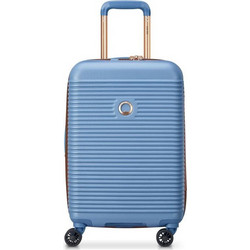 Delsey Freestyle 385980142E9 Βαλίτσα Καμπίνας 55x35x25.5cm με 4 Ρόδες Γαλάζια