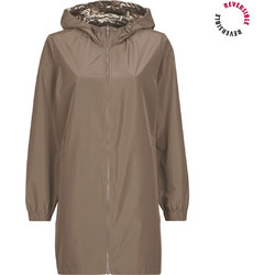 Only Γυναικείο Μπουφάν Softshell Μακρύ Αδιάβροχο Καφέ 15338018