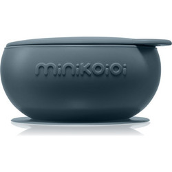 Minikoioi Μπολ Σιλικόνης με Βεντούζα Deep Blue