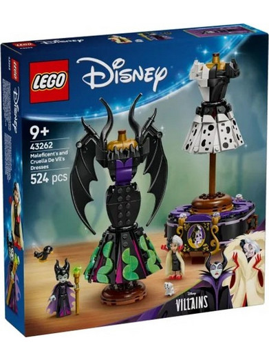 Lego Disney Maleficent's & Cruella De Vil's Dresses για 9+ Ετών 43262