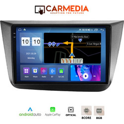 Carmedia CMDU4095-5 Seat Leon 2005-2012 Ηχοσύστημα Αυτοκινήτου με Οθόνη Αφής Bluetooth & GPS