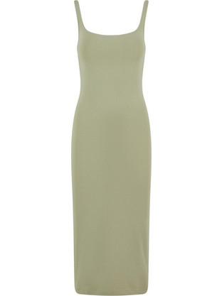 Urban Classics Midi Καλοκαιρινό Καθημερινό Φόρεμα Πράσινο Mint TB7180-03259