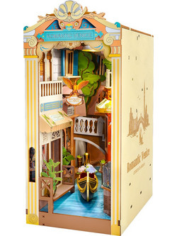 Robotime Rolife Romantic Venice 3D Book Nook DIY 110 Κομμάτια 24.4cm TGB08