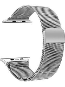 Ksix Metal Λουράκι Μεταλλικό Silver (Apple Watch 38 / 40 / 41 / 42mm)