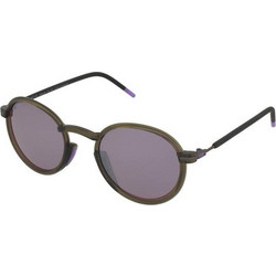 Julbo Around Ανδρικά Γυαλιά Ηλίου Στρογγυλά Μεταλλικά Πράσινα με Μαύρο Φακό