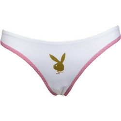 Playboy Γυναικείο Slip Λευκό P451B-00A1