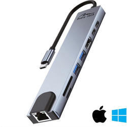 Media-Tech MT5046 USB-C Docking Station με HDMI PD Ethernet