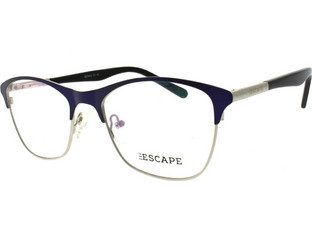 Escape ES1613 C1 Γυναικείος Σκελετός Γυαλιών Οράσεως Κοκάλινος Ασημί Μαύρος