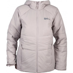 Jack Wolfskin Bergland Γυναικείο Μπουφάν Χειμωνιάτικο Puffer Μακρύ Αντιανεμικό Εκρού 1207221-2174