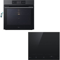 LG Φούρνος Ηλεκτρικός Άνω Πάγκου 76lt WSED7665B με Επαγωγικές Εστίες CBIZ2437B