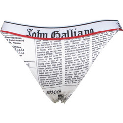 John Galliano Γυναικείο Slip Λευκό 215G-1580