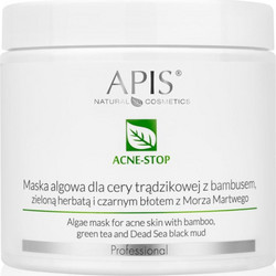 Apis Natural Cosmetics Acne-Stop Professional Κρεμώδης Μάσκα Προσώπου για Ακμή με Πράσινο Τσάι & Αλόη 200gr
