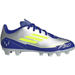Adidas F50 Club FG/MG IH0926 Παιδικά Ποδοσφαιρικά Παπούτσια με Τάπες Ασημί Μπλε