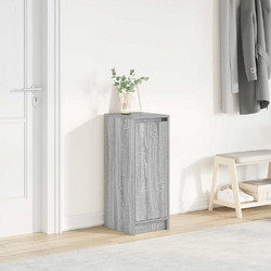 vidaXL Παπουτσοθήκη Ξύλινη Τοίχου Γκρι Sonoma M29.5xΠ34xY76cm 861864