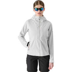 4F Αθλητικό Γυναικείο Μπουφάν Softshell Μακρύ Λευκό 4FWSS25TSOFF315-27S