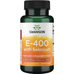 Swanson E-400 with Selenium 400iu 90 Μαλακές Κάψουλες