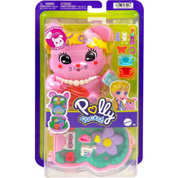 Mattel Polly Pocket Tea Party Bunny Compact
