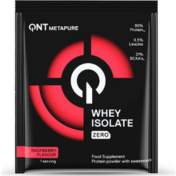 QNT Metapure Whey Isolate Zero Raspberry Πρωτεΐνη Ορού Γάλακτος Χωρίς Λακτόζη 30gr