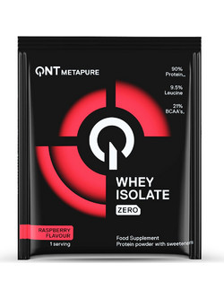 QNT Metapure Whey Isolate Zero Raspberry Πρωτεΐνη Ορού Γάλακτος Χωρίς Λακτόζη 30gr
