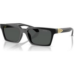 Versace VE4490U GB1/87 Ανδρικά Γυαλιά Ηλίου Τετράγωνα Κοκάλινα Μαύρα με Μαύρο Φακό