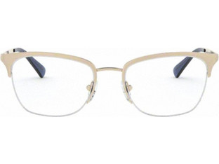 Vogue VO4144B-848 Γυναικείος Σκελετός Γυαλιών Οράσεως Μεταλλικός Ασημί Μπεζ
