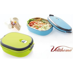 Veltihome Δοχείο Φαγητού Θερμός Inox 900ml Πράσινο