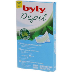Byly Depil Mint Ταινίες Αποτρίχωσης για Σώμα 20τμχ