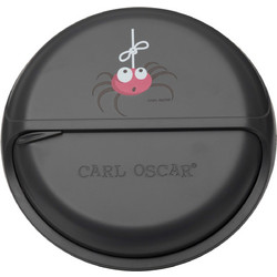 Carl Oscar Αράχνη Disc Πλαστικό Παιδικό Δοχείο Φαγητού Μαύρο