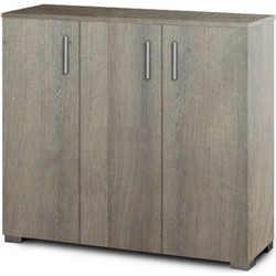 Sarris Παπουτσοθήκη Μοριοσανίδας Σταχτί M100xΠ36xY92cm 10-1-05-08