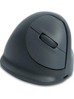 R-GO Tools HE Basic Medium Ασύρματο Ποντίκι Vertical Εργονομικό Black Grey