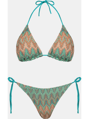 Rock Club Bikini Set Τριγωνάκι Τιρκουάζ BP-5007