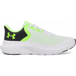 Under Armour Rogue 5 Παιδικά Αθλητικά Παπούτσια για Τρέξιμο Λευκά Lime 3028269-100