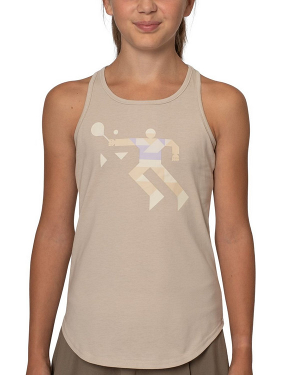 Bidi Badu Παιδικό T-Shirt Αμάνικο Μπεζ G1580034-BG