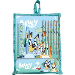 Bluey Σετ Ζωγραφικής 30x22.5x2cm 12τμχ