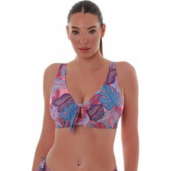 Bluepoint Tropical Pungh Bikini Top Πετρόλ Φούξια 25066048C-20