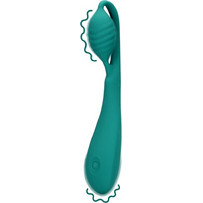 Shots Loveline G-Spot VIbrator with Bead Δονητής G-Spot 17cm Μπλε