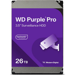 Western Digital Surveillance Purple Pro 26TB HDD Σκληρός Δίσκος 3.5" SATA 3 7200rpm με 512MB Cache WD260PURP