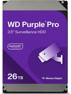Western Digital Surveillance Purple Pro 26TB HDD Σκληρός Δίσκος 3.5" SATA 3 7200rpm με 512MB Cache WD260PURP