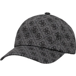 Guess Καπέλο Jockey Υφασμάτινο Ανθρακί AM9485COT01-BLA