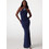 Guess Desy Maxi Καλοκαιρινό Φόρεμα για Γάμο / Βάπτιση Navy Μπλε W5GK95KCVG2
