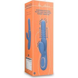 Loveline Warming Rotating Beads & Thrusting Rabbit Δονητής Rabbit Μπλε
