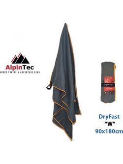 Alpintec Πετσέτα Θαλάσσης Microfiber Ανθρακί 90x180cm WMS-XXL-CG