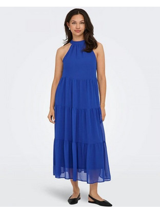Only Midi Καλοκαιρινό Βραδινό Φόρεμα Royal Blue 15357770