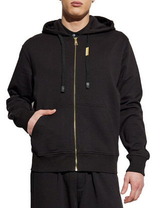 Versace Ανδρική Ζακέτα Φούτερ με Κουκούλα Μαύρη 78GAIT07CF01T78UP301
